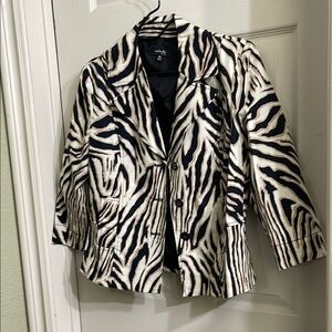 Zebra Print Women's Jacket